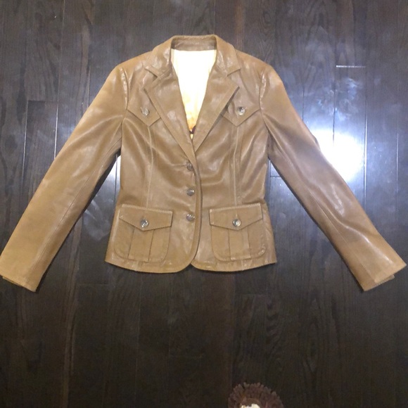 Pinko Leather Jacket (made in Italy) - Picture 3 of 11